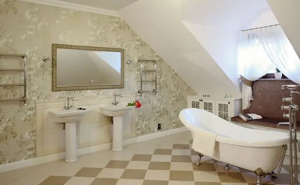 Elegancka łazienka z kotwą Oxford - odkryj styl edwardiański